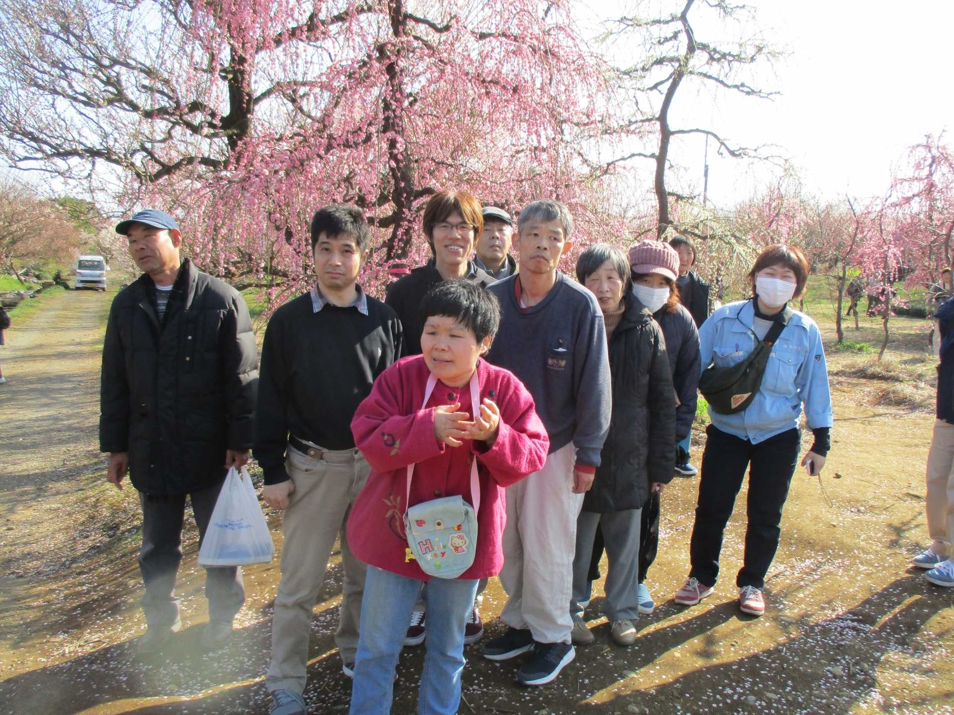 進和やましろホーム　曽我梅林見学