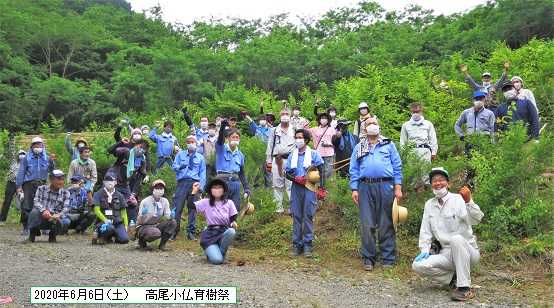 高尾小仏植樹活動「育樹祭」に参加！