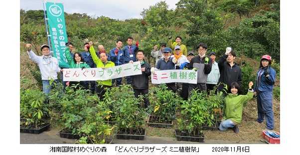 「どんぐりブラザーズ」大活躍！～秋の植樹・育樹活動に励む！～