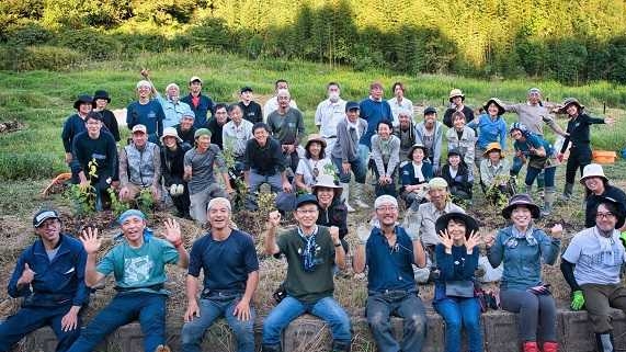 石巻市北上町「平地の杜づくり」プロジェクト（被災集落の復興）に苗木提供