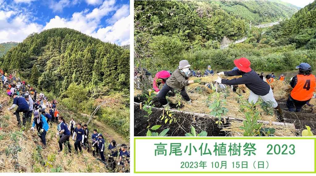 高尾小仏植樹祭2023に参加！