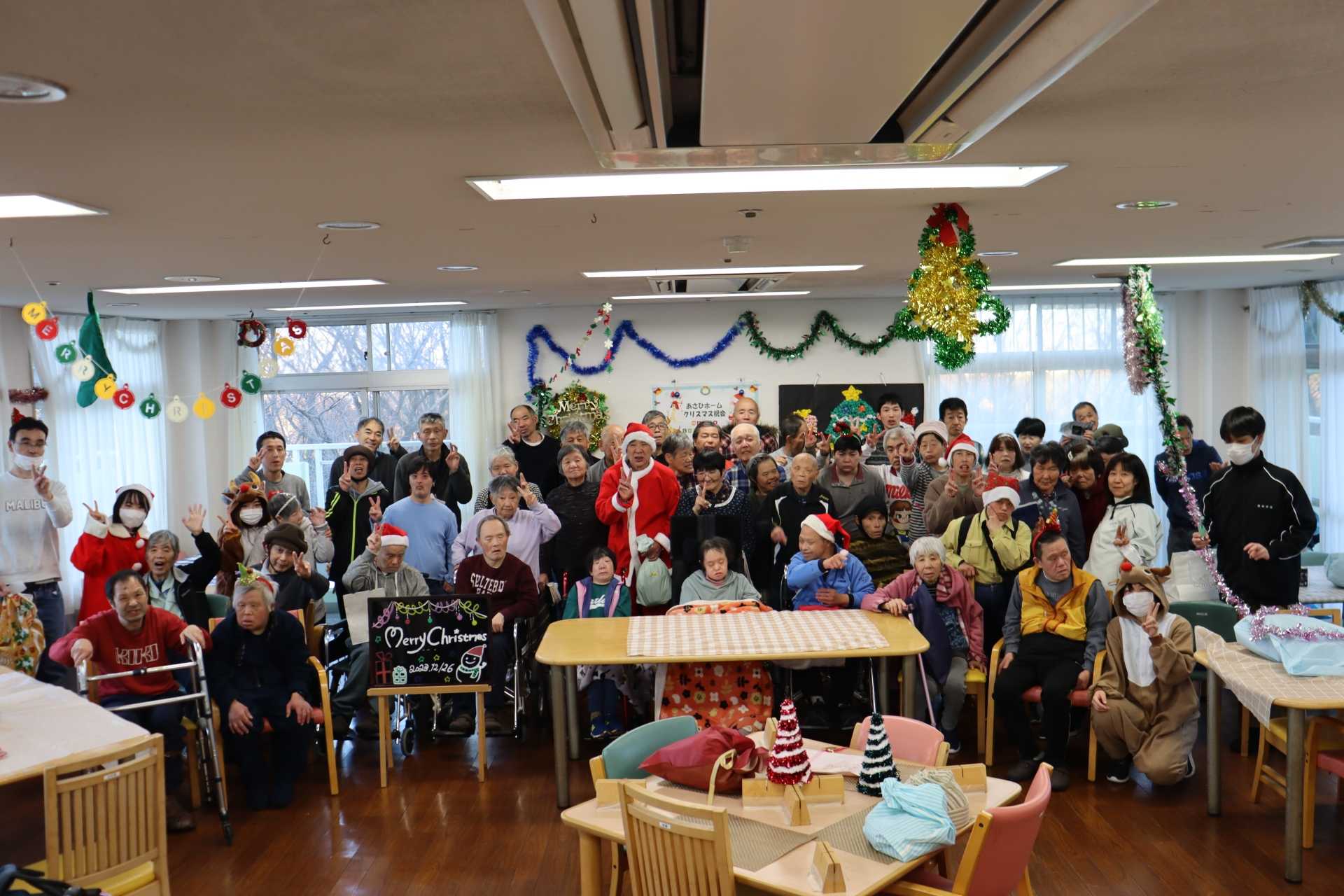 進和あさひホーム　クリスマス会