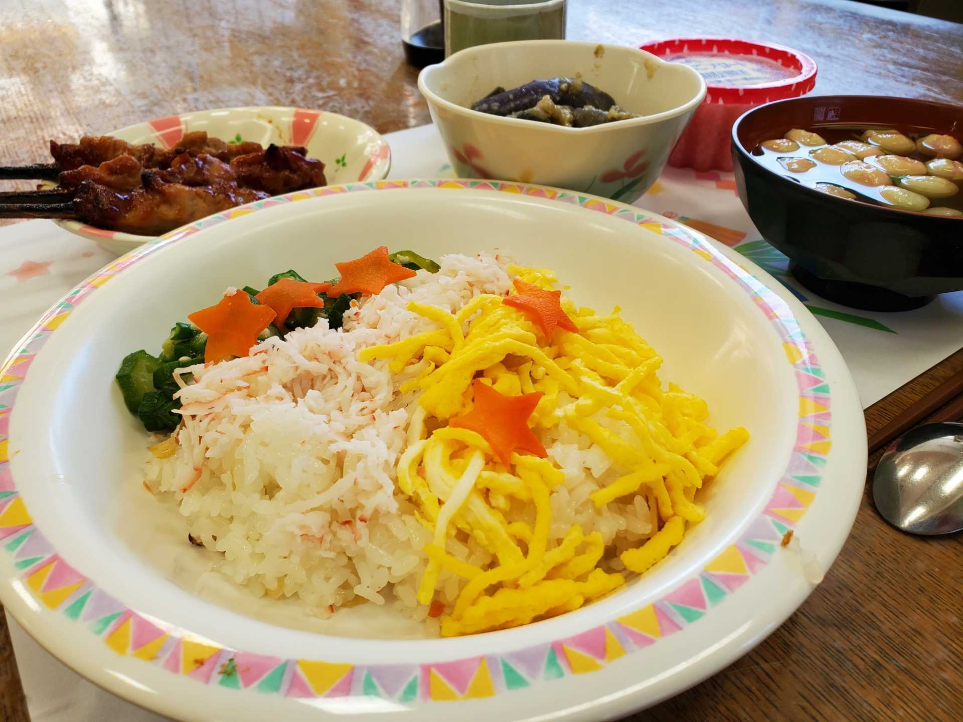 サンメッセしんわ・しんわやえくぼ　七夕ランチ