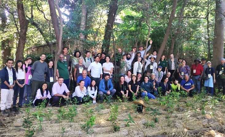 G20関連「宮脇メソッド」植樹祭 ～ 城山熊野神社「鎮守の森」 ～