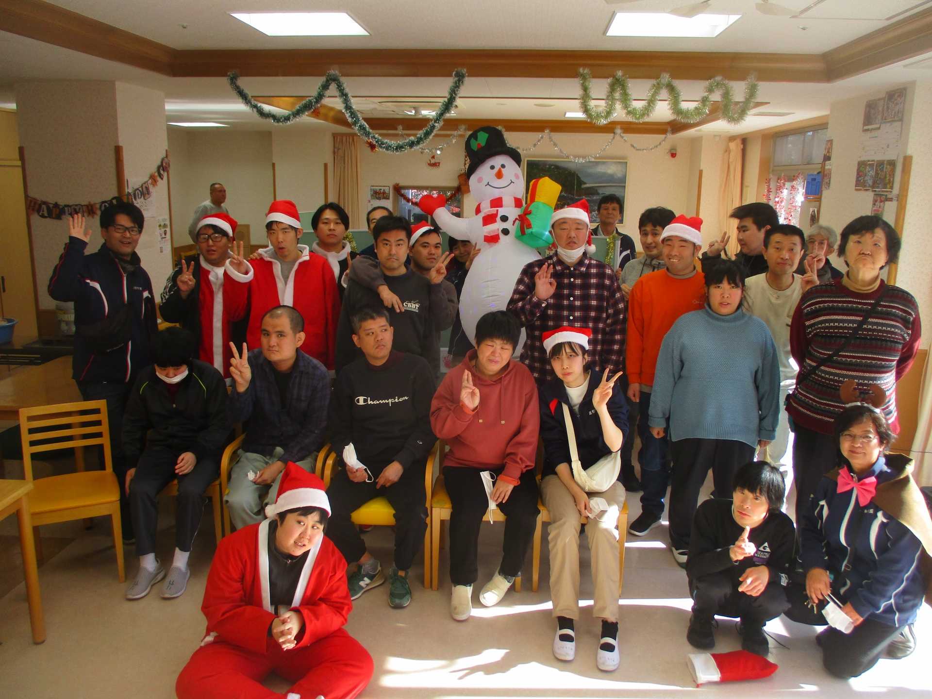 進和万田ホーム　クリスマス会