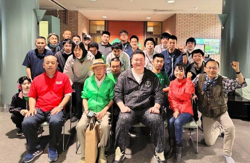 大相撲秦野場所（秦野市制70周年記念）会場設営作業～貴重な「施設外就労」～