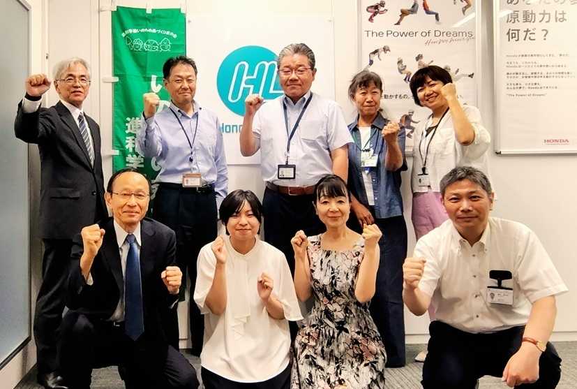 ホンダロジスティクス様に活動報告 ～ いのちの森づくり ～